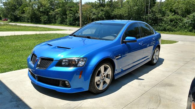  Pontiac G8 GTРазмер, габариты, аэродинамика и вес 